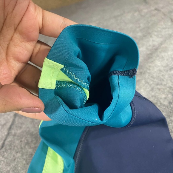 Athleta Blue and Green High-Waisted Leggings - Picture 9 of 16